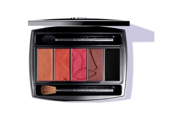 Lancome Lancôme Hypnôse Palett, 19 Ardent Drama, ögonskuggspalett med 5 matchande färger i rött, för ett naturligt utseende, sammetslen textur med matt finish, 4 g