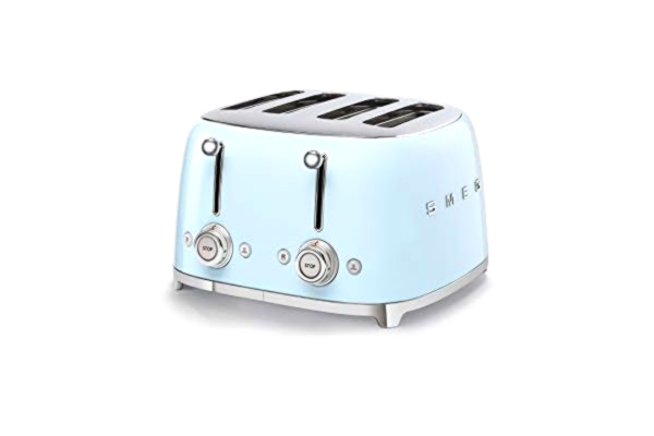 SMEG Smeg Leivänpaahdin TSF03, pastellinsininen