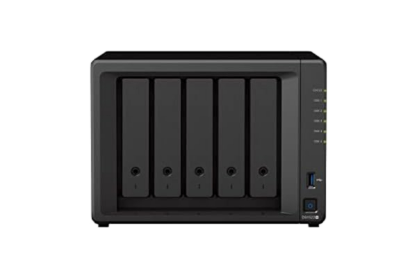 Synology  DS1522+ 30TB 5 bay Desktop NAS-oplossing, vooraf geïnstalleerd met 5 x 6TB Seagate IronWolf Drives