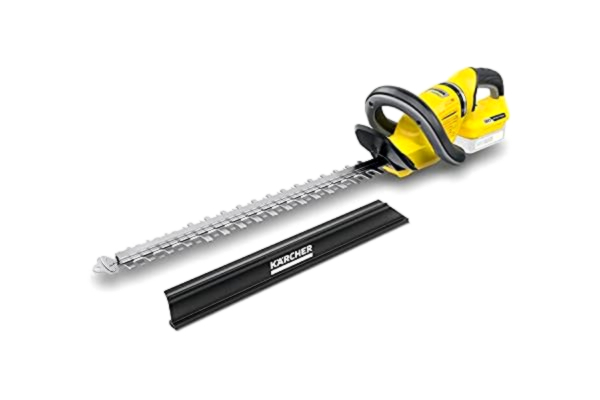 Kärcher  batteridriven häcksax HGE 18-50 (inkl. lövfösare, prestanda per batteriladdning: 325 m, skärlängd 50 cm, vikt 2,9 kg, bladskydd, sågfunktion)