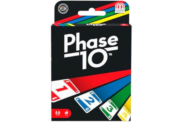 Babiators Mattel Games Phase 10 FFY05 Bordsspel, Flerfärgad, Från 7 år