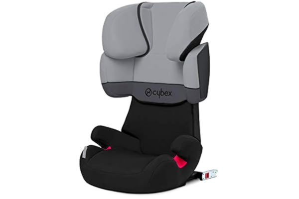 Cybex CybeX Silver 512116007 Solution X-FiX Fotelik Dziecięcy Samochodowy, 15-36 Kg, Cobblestone (Szary/Czarny)
