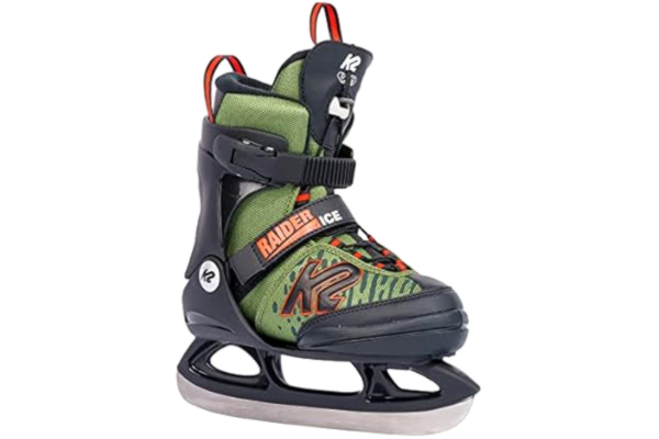 K2  Skates pojkar skridskor Raider Ice, grön – orange, 25G0110.1.1 m