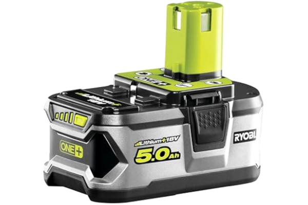 Ryobi RYOBI - 18 V ONE+ 5,0 Ah litiumjonbatteri - kompatibelt med alla 18V ONE+ och 100% retrokompatibla verktyg - hög batteritid och prestanda - RB18L50