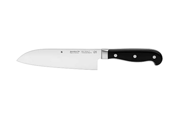 WMF  Toppklass Plus Santoku kniv 32 cm, tillverkad i Tyskland, smidd kniv, Performance Cut, specialbladstål, blad 18 cm