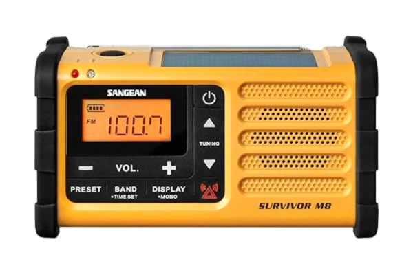 Sangean SANGEAN FBA_MMR-88 Radio, Gul, Svart, 6 x 2.5 x 3.3 cm