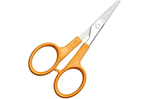Fiskars  nagelsax, rundad spets, Längd: 10 cm, Kvalitetsstål/plast, Classic, 1003028