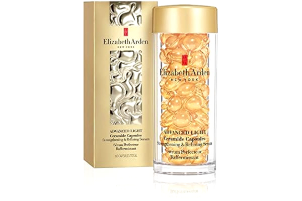 Elizabeth Arden  Advanced Light Ceramide Capsules Ansiktsserum, Guld, 60 stycken