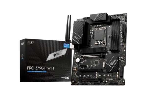 MSI  PRO Z790-P WIFI - Bundkort - ATX - LGA1700 sokkel - Z790 Chipset - USB-C Gen2, USB 3.2 Gen 1, USB 3.2 Gen 2, USB-C Gen 2x2 - 2.5 Gigabit LAN, Wi-Fi 6, Bluetooth - onboard grafik (CPU påkrævet) - HD Audio (8-kanaler)