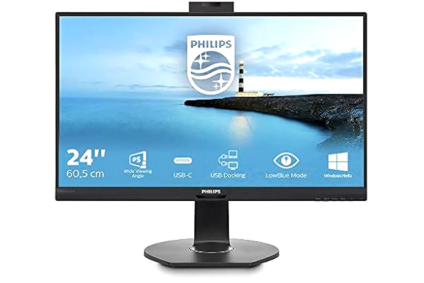 Philips  241B7QUBHEB/00 monitor LCD ze stacją dokującą USB-C B-line 24 czarny