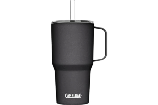 CamelBak CAMELBAK Sugrör Mugg Vakuum Isolerat Rostfritt Stål Vardagliga Dryckesvaror - 710 ml, Svart