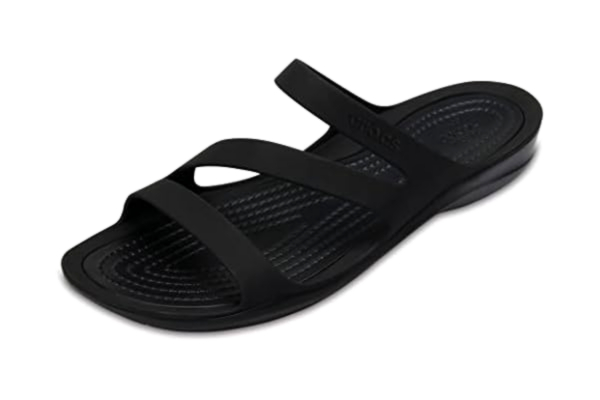 Crocs  Swiftwater Sandal W dam Sandaler, Black/Black, 38/39 EU