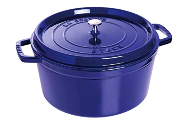 Staub  Rund Gryte 30 cm 8,35 liter Blå