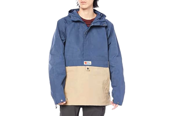 Fjällräven  Mens Vardag Anorak  (Blå (UNCLE BLUE-SAND STONE/520-195) Medium)