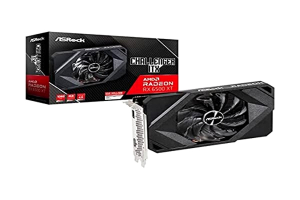 ASRock  Radeon RX 6500 XT Challenger ITX - 4GB GDDR6 RAM - Grafikkort