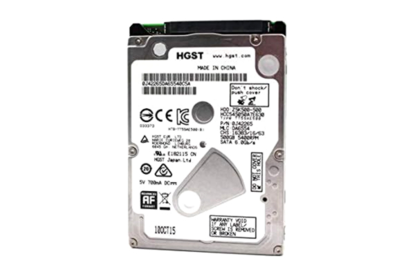 HGST  Cinemastar Z5K500 500GB 5400rpm SATA III 32MB Cache 2.5" harde schijf HCC545050A7E630, HDD
