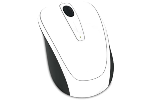 Microsoft  Wireless Mobile Mouse 3500 - Souris sans fil Blanche