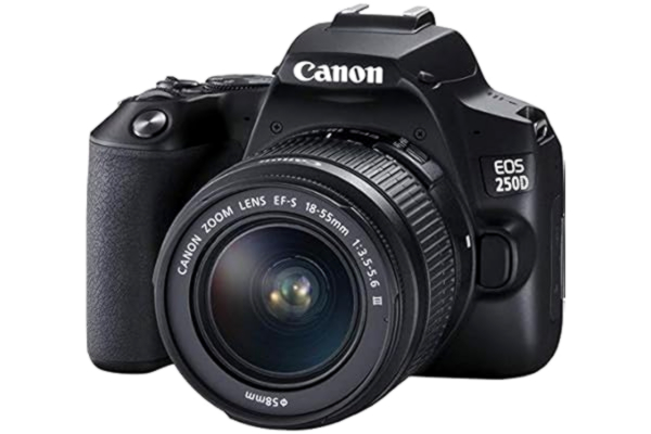 Boya Canon EOS 250D Digitalkamera, Svart, En Storlek
