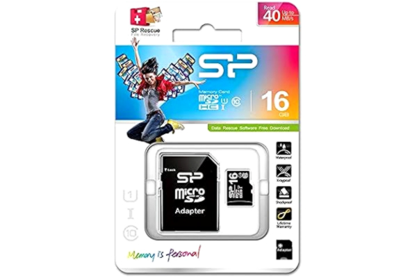 Silicon Power  Class10 16 GB microSDHC minneskort