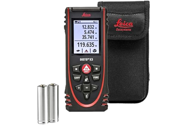 Leica Geosystems  850833 Laseravståndsmätare, Svart, Röd, 132 x 56 x 29 mm