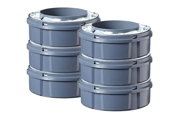 Tommee Tippee  Twist and Click Advanced Nappy Disposal Sangenic Tec Refills, Pack of 6 - (Compatible with Sangenic Tec, Twist and Click Bins)