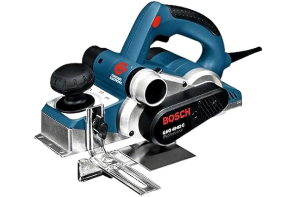 Bosch  Professional elhyvel GHO 40-82 C (850 W, med falsdjupanslag, styrskena, dammpåse, extra kniv, i väska)