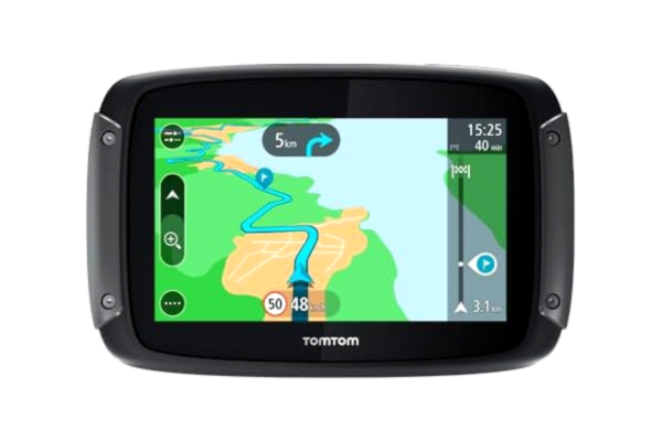 TomTom  Rider 500 motorcykelnavigator 4,3 tum med slingrande och backiga vägar för motorcykel, uppdateringar via Wi-Fi, Traffic och fartkameror, EU-kartor