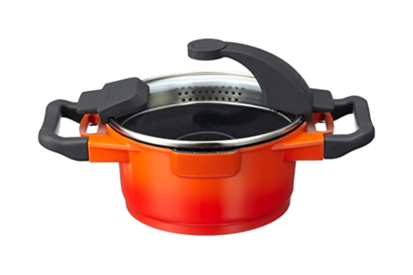 Berghoff BergHOFF 2304900 Faitout avec Couvercle Fonte d'aluminium Orange 16 cm