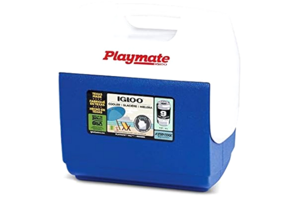 Igloo  - Playmate Pal – mała lodówka podróżna – niebieska – 6,6 litra – 30 x 21 x 31 cm (dł. x szer. x wys.)