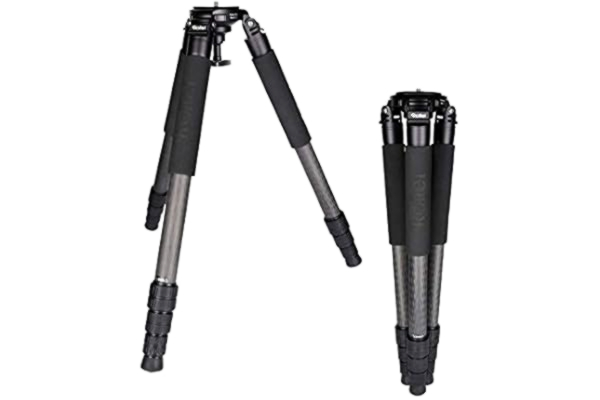 Rollei  Rock Solid Alpha XL Mark II | Trépied carbone | jusqu'à 65kg