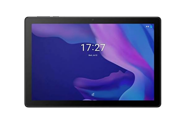 Alcatel  3T 10 4G (8094X), model 2020, Android 10 tablet, LTE en WiFi, 10,1 inch IPS display, 32 GB/2 GB, 5500 mAh accu, USB-C, 5 MP voor- en achtercamera, kindermode, tablet in zwart