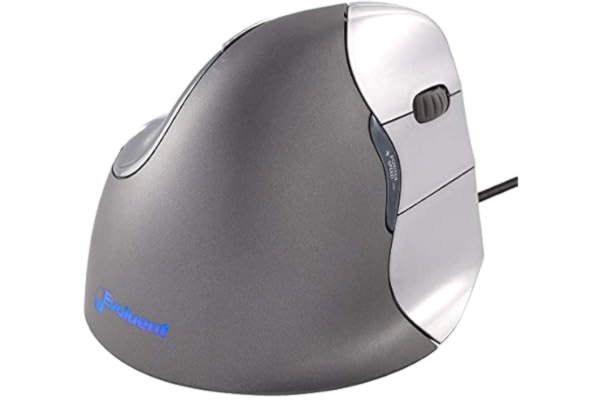 Evoluent  VM4R Vertical Mouse 4 mus för högerhänta, svart, grå