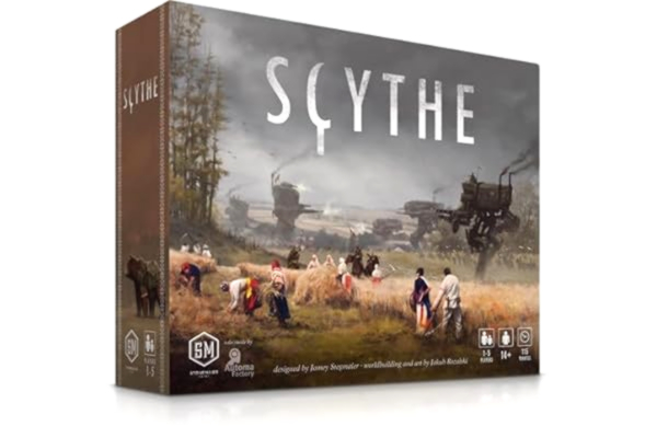Stonemaier Games , Scythe, Board Game, Ages 14+, 1-5 Players, 90-115 Minutes Playing Time