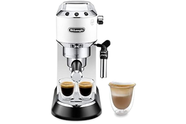DeLonghi De'Longhi EC685.W Dedica Style pompka Espresso, metal, 1350 W, 1 l, biała