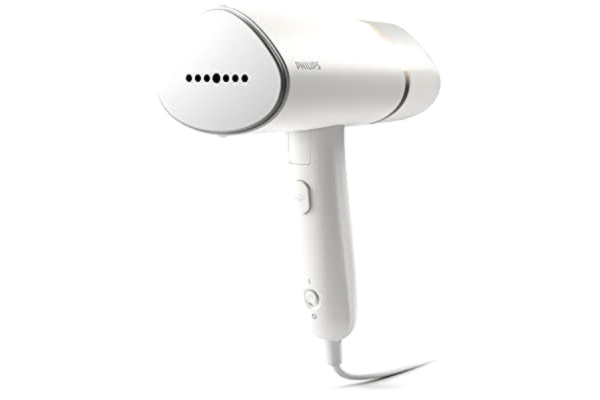 Philips  Parownica Ręczna z serii 3000 - 1000W, Przepływ pary 20 g/min, Nagrzewana płyta, Biała (STH3020/10)