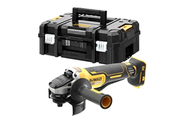 Dewalt DeWALT XR (DCG406NT-XJ) - Vinkelkværn - ledningfri - 800 W - 125 mm - 18 V - Inkl. etui - Uden batteri og lader - SOLO