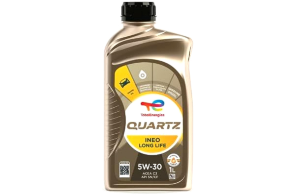 Total Energies Quartz INEO Long Life 5W30 motorolja – ACEA C3, API SP – Low SAPS – åldersmotståndsteknik – avancerad syntetisk motorolja smörjmedel – 1 L