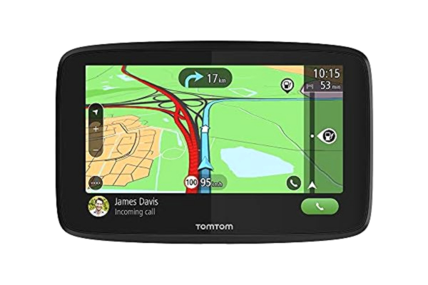 Ricoh TomTom navigatie GO Essential, 6 inch met handsfree bellen, Siri, Google Now, Updates via Wi-Fi, TomTom Traffic, kaart Europa, smartphoneberichten, capacitief scherm