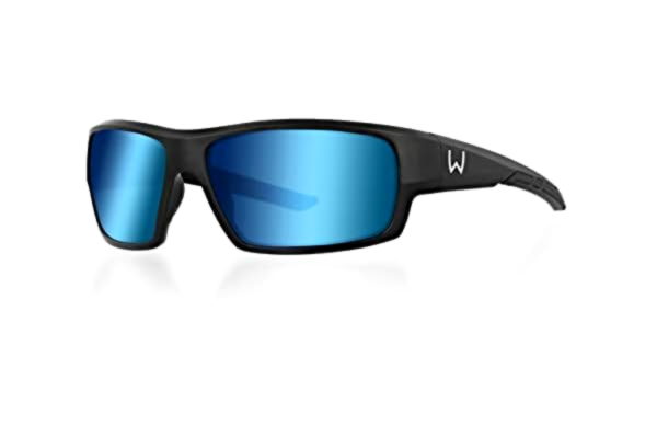 Westin  W6 Sport 10 Matta Black LB Smoke LM Blue AR Blue – polglasögon, glasögon, solglasögon, polariserande glasögon
