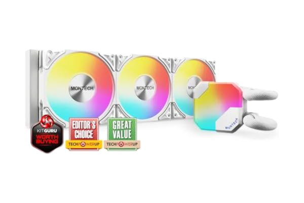 Montech Kit Watercooling AIO Montech HyperFlow RGB - 360mm (Blanc)