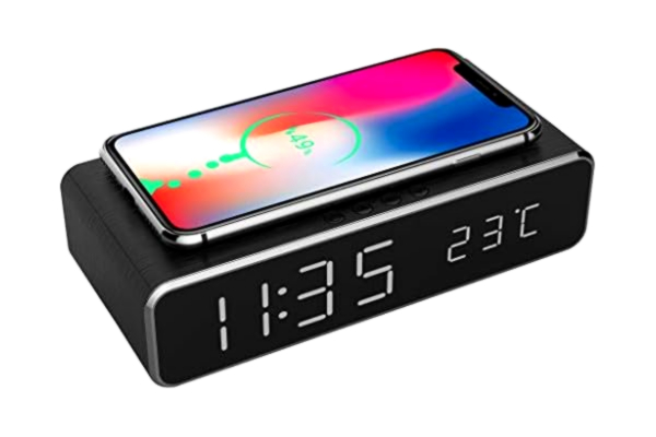 Gembird  DAC-WPC-01 Alarm Clock Digital Alarm Clock Black