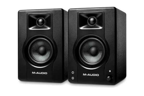M-Audio M-AUDIO BX3 Par 3.5" aktiva högtalare för skrivbordsdator/studiomonitorer för spel, musikproduktion, livestreaming och podcast