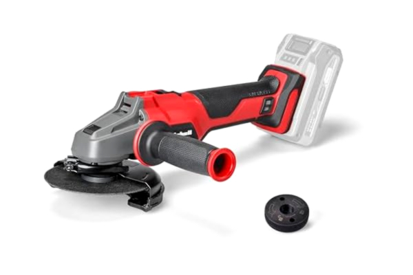 Einhell  Sladdlösa vinkelslipen Axxio 18/125 Q Li - Solo Power X-Change (litiumjon, borstlös motor, återstarts-/överbelastningsskydd, utan kapskiva, batteri + laddare)
