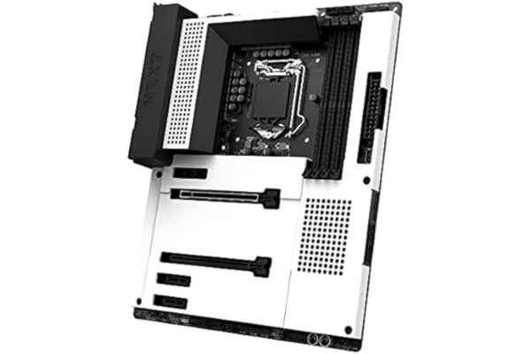 NZXT  N7 Z590 - N7-Z59XT-W1 - Chipset Intel Z590 (prend en charge les processeurs de 11ème génération) - Carte mère ATX Gaming - Bouclier I/O intégré - Connectivité WiFi 6E - Bluetooth V5.2 - Blanc