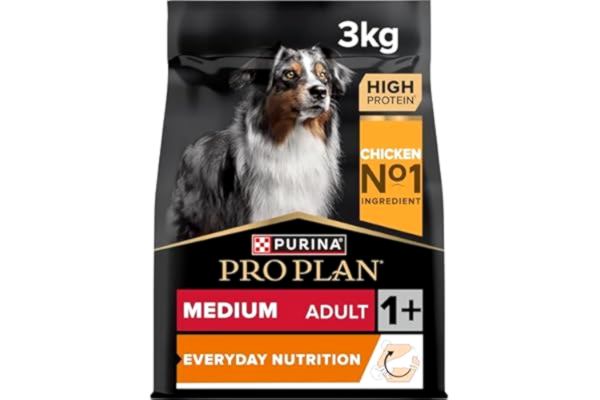 Purina ProPlan Purina Pro Plan Medium Adult 1+ Everyday Nutrition 7613035114807 Hundmat, 3 kg