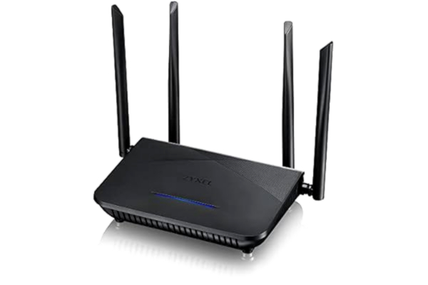 ZyXEL Zyxel Routeur WiFi 6 avec AX1800 (NBG7510) Routeur Wi-FI Gigabit bi-Bande Vitesse & Valeur ajoutée, Protection des Parents, MU-MIMO, OFDMA, idéal pour Jouer et Streaming, NBG7510-EU0101F