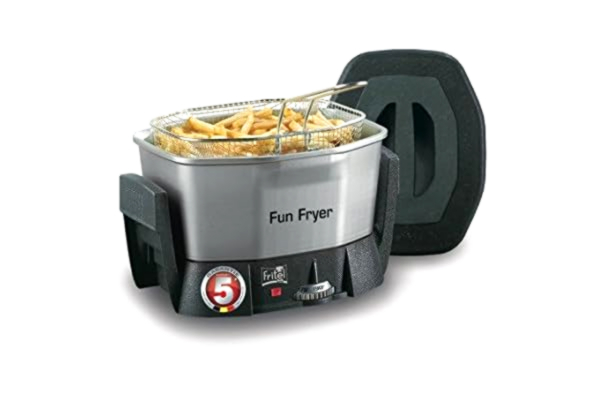 Fritel FRITEL Starter FF 1200 Fun Fryer - Fritureapparat - 1.5 liter - 1.4 kW - sort/grå/sølv