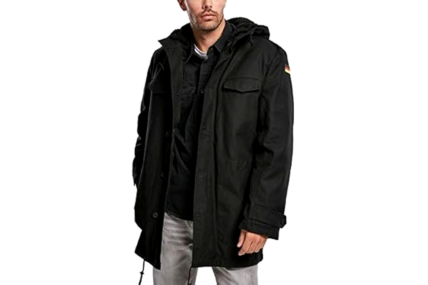 Brandit  BW parka flag, rozmiar od 46 do 64, czarny, XL