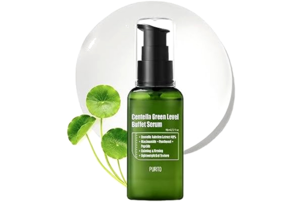 Purito PURITO Centella Green Level Buffet Serum 60 ml/23 oz serum för ansikte, Centella Asiatica,återhämtning ansiktsserUM, vegansk