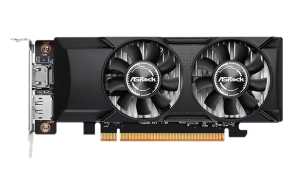 ASRock  Arc A380 Low Profile - 6GB GDDR6 RAM - Grafikkort